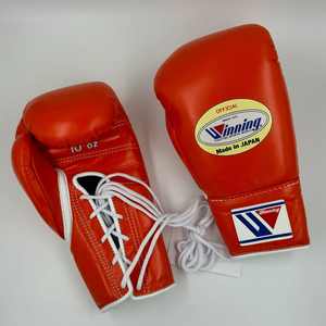 Gants de boxe professionnels Winning en cuir véritable de vachette pour le sparring - Product Image 4