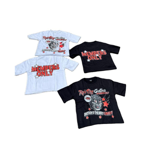 T-shirt personnalisé à épaules tombantes pour hommes, coupe cousue T-shirt en coton épais à col rond T-shirt court Boxy surdimensionné - Product Image 3