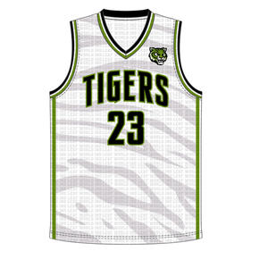 Vente en gros Ensemble de maillots de basket-ball en maille respirante personnalisé Uniforme d'été sublimé pour garçons de grande taille - Product Image 1