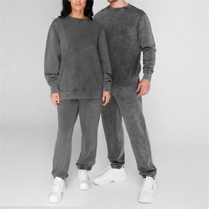 Sweat-shirt pour homme à lavage acide, best-seller, taille et couleur personnalisées, col rond, coupe classique, pour la saison d'automne, prix de gros - Product Image 5