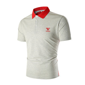 Chemises pour hommes de qualité supérieure, en tricot uni, 100% coton, séchage rapide, couleurs personnalisables, logo, manches courtes, personnalisables - Product Image 1