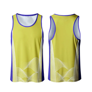 Vêtements de sport OEM pour adultes, impression par sublimation de logo personnalisé, maillots d'athlétisme respirants à séchage rapide pour hommes, meilleure qualité - Product Image 4