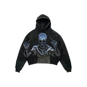 Sweat à capuche graphique surdimensionné à la mode pull Streetwear de qualité supérieure avec un design vibrant, tissu personnalisé de haute qualité pour un style décontracté - Product Image 3