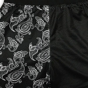 Pantalones cortos de baloncesto a rayas de marca para hombre Logo impreso Tela de malla de verano Cintura elástica Pantalones cortos deportivos holgados de talla XS - Product Image 3