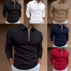 Jersey décontracté à motif solide pour hommes pour chemises respirant à manches courtes grande taille coupe personnalisée de haute qualité - Product Image 6