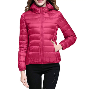 Wholesale Bulk Supply Streetwear Jacket Zipper up Closure Winter Hooded Jackets B2B Manufacturer <b>Women's</b> Puffer Jackets - Product Image 3