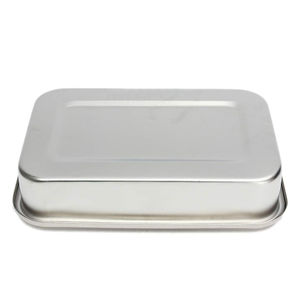 ที่วางเครื่องใช้ในห้องปฏิบัติการถาดสเตนเลสสตีลทางการแพทย์ที่มีฝาปิดและด้ามจับ - Product Image 4