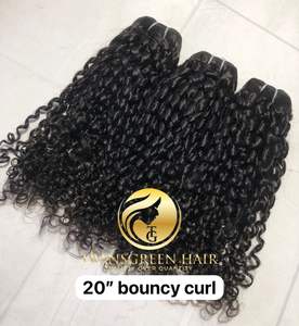 Extensiones de cabello humano virgen 100%, trama doble, rizado hinchable, todas las longitudes, stock listo, envío rápido - Product Image 2