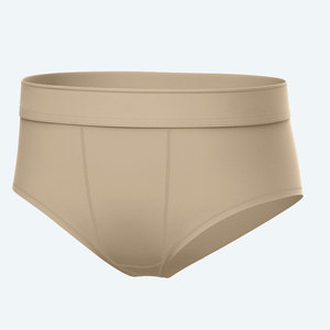Culotte de bikini en coton doux pour femme, tissu respirant, coupe confortable, matière extensible, effet lavé, taille haute, durable - Product Image 1