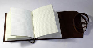 Cứng ràng buộc da nâu Tạp Chí 3 đóng nắp 150 tờ có bản đồ du lịch Bài Thơ in bên trong Sổ da - Product Image 3