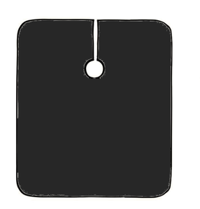 Cape de barbier professionnelle en polyester résistante aux taches d'eau, tablier de salon de coiffure pour la barbe et la coiffure - Product Image 3