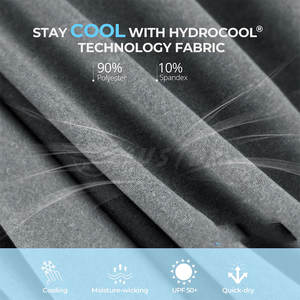 Nouvelle arrivée Design personnalisé chemises de pêche par sublimation 100% polyester chemises de pêche légères - Product Image 6