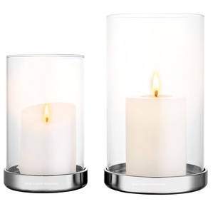 New Design Hurricanes Tealight <b>Holder</b> Metal/Glass Silver Finished for Home & Event Decor Tabletop <b>Tea</b> <b>Light</b> <b>Holder</b> - Product Image 4