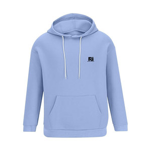 เสื้อฮู้ดทรงหลวมสำหรับผู้ชายผ้าฝ้ายน้ำหนักเบาระบายอากาศได้ดี - Product Image 1