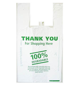 High Quality Custom Printed T-Shirt Packaging <b>Bag</b> Wholesale in Various Colors-HDPE LDPE Material for Supermarket Use - Product Image 6