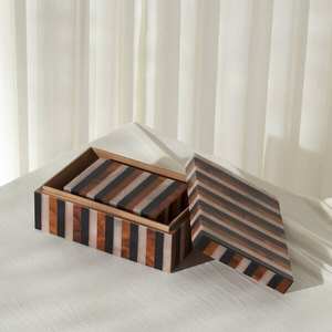 Arte resinwood Resina azul y madera negra Venta caliente Regalos y manualidades Cajas de madera Letreros de pared Hecho EN LA India - Product Image 1