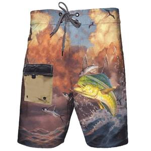 Custom Designer Men's Summer Beach Fishing <b>Board</b> Shorts Eco-Friendly Casual Cargo Stretch <b>Swimming</b> Mid Waterproof Quick Dry - Product Image 4