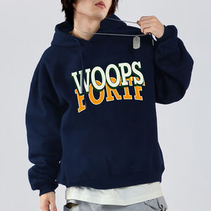 Factory Supply Cotton Polyester Puff Printing Heavyweight Blank Plain Embroidery Puff Printing Winter Unisex Custom <b>Hoodies</b> <b>Men</b> - Product Image 5