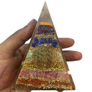 หินจักระ นูเบียน ออร์กอน พีระมิดขัดเงา เฟิงชุ่ย |   การจัดตำแหน่งพลังงาน การปกป้องพลังงานรอบตัว การปรับสมดุล EMF การทำสมาธิ การตกแต่งทางจิตวิญญาณ - Product Image 1