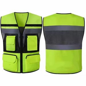 Chaleco DE TRABAJO transpirable de alta calidad para hombres con múltiples bolsillos Top Trending 5-Dimensional Design Washed Technics para invierno - Product Image 4