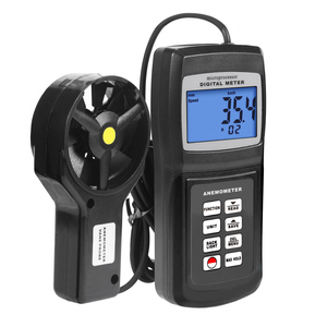 anomètre numérique multifonction, 3 phases, mesure de la température <span class=keywords><strong>du</strong></span> débit de <span class=keywords><strong>l</strong></span>'<span class=keywords><strong>air</strong></span>, <span class=keywords><strong>du</strong></span> <span class=keywords><strong>vent</strong></span>, avec 3 échelles - Product Image 1