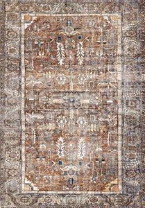 Adiva Machine-Made Woven <b>Turkish</b> <b>Carpet</b> 19 Wholesale Export Gaziantep Jacquard Technique Home Washable Polyester Non-slip Rubber - Product Image 2