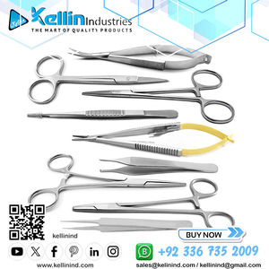 Juego de 9 piezas de instrumentos de microcirugía, todo tipo de instrumentos dentales quirúrgicos personalizados, fabricante de proveedores, Pakistán - Product Image 6