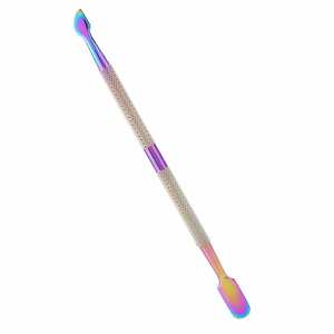 Poussoirs à cuticules pour ongles de soins personnels Poussoirs à cuticules à double extrémité en acier inoxydable - Product Image 1