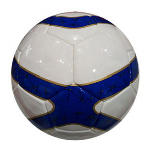 Ballon de football de taille 5 en cuir PU personnalisé avec logo ODM, durable, écologique, thermique, style classique, pour l'entraînement et les matchs sportifs - Product Image 1
