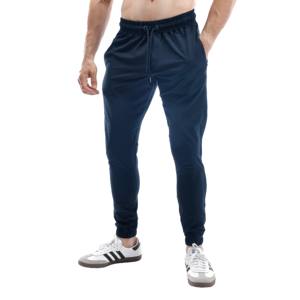 Derniers pantalons de jogging en polyester/coton spandex personnalisés pour hommes, mi-lourds, brodés et anti-rides, style décontracté, en toile - Product Image 1