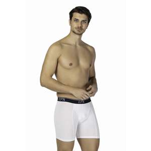 กางเกงบ็อกเซอร์สวมใส่สบายสีขาวยาว - Product Image 3