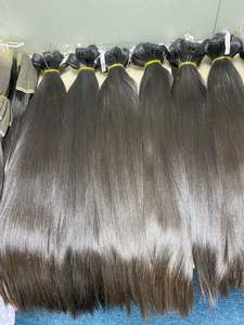 Cabello Remy intacto con cutícula virgen de Vietnam, encaje de trama de piel de la mejor calidad, paquete de cabello humano crudo sin procesar de vendedores de Temple - Product Image 3