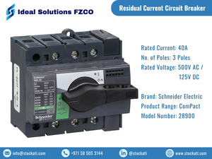 Interrupteur-sectionneur compact INS40 28900-40A d'origine - 3 pôles - 500VAC 50/60Hz - Pologne - Neuf - Haute qualité - Product Image 3