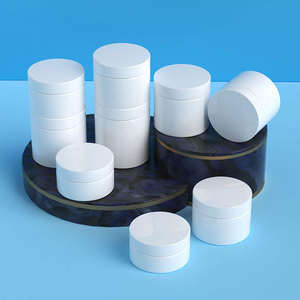 Ventes en gros de pots ronds en plastique PET noir avec couvercle à vis pour les soins de la peau, les cosmétiques corporels, emballage de 80 ml à 250 ml - Product Image 2