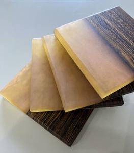 Posavasos de lujo para decoración navideña, posavasos de madera maciza de Mango y mármol, utensilios de cocina, decoración de mesa, juegos de posavasos artesanales de forma cuadrada - Product Image 3