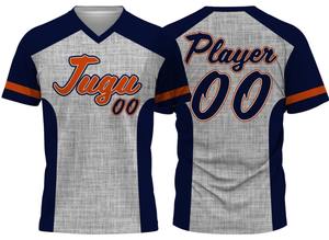 Camiseta Deportiva Personalizada Sublimada con Cuello en V, de Alta Calidad, Secado Rápido, Transpirable, Holgada, con Estampado, Tejido de Punto, Estilo Deportivo, Ecológica - Product Image 5