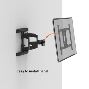 Support mural pour téléviseur Charmount <span class=keywords><strong>Star</strong></span> Mounts 85 pouces à mouvement complet, conception détachable, support de télévision inclinable, max 75 pouces, VESA 600x400 mm - Product Image 5