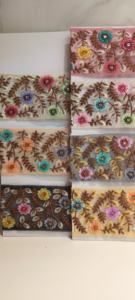 Elegant Sexy Colorful Floral Embroidered Tulle Lace Trim Clothing Home Textiles DIY Crafts <b>Weddings</b>-<b>for</b> Shoes <b>Hats</b> Applique - Product Image 2