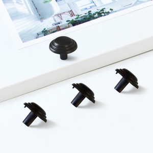 ลูกบิดตู้ทรงโดมแบบคลาสสิก ทำจากโลหะผสมสังกะสี ดีไซน์แบบขั้นบันได สำหรับห้องครัว ห้องน้ำ ห้องนอน ห้องนั่งเล่น ตู้เสื้อผ้า และเฟอร์นิเจอร์ - Product Image 1