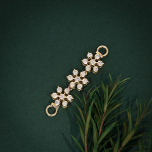 IGI certificado Vvs Vs diamante natural ajuste de cierre cadena Mugappu personalizado 18K oro creado diamante hecho en La India - Product Image 1