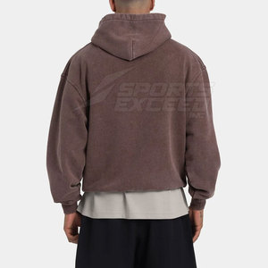 Sudaderas con Capucha Hechas en Pakistán, Transpirables, Sólidas, Casuales, de Invierno, Lavadas al Ácido, Ecológicas, Último Diseño, Alta Calidad, Talla Personalizada para Hombre - Product Image 4