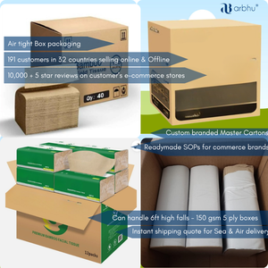 Mouchoirs en papier en bambou biodégradable ultra doux, non blanchis, doux pour la peau, parfaits pour les maisons écologiques - Product Image 4