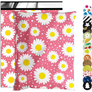 Logo personnalisé écologique biodégradable recyclé HDPE imperméable à l'eau indéchirable rose sacs gonflables sacs d'expédition pour vêtements et chaussures - Product Image 5