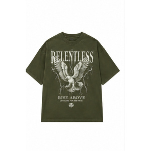 เสื้อยืดกราฟิกสีดำแบบกำหนดเองสำหรับผู้ชาย ทรงโอเวอร์ไซส์ สตรีทแวร์ ลายพิมพ์วินเทจ ผ้าฝ้าย เสื้อยืดลำลอง ฮิปฮอป แฟชั่นแนวสตรีท - Product Image 5
