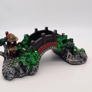 Decoración de acuario Arabest, adornos para peceras, Material de resina, modelo de puente Artificial para agua dulce - Product Image 1