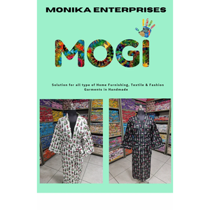 Free Size Hand Block Printed Long <b>Kaftan</b> - Product Image 3