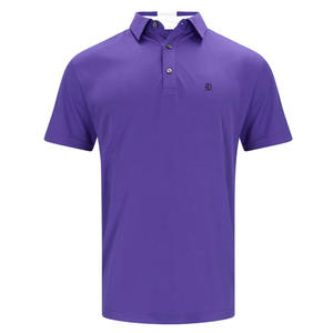 Hombres Slim Fit Publicidad Polo Camiseta barata Color sólido Personalizado liso Polos camisa para hombres - Product Image 4