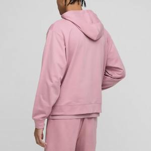 Suéter de peso pesado personalizado para hombre, sudaderas con cremallera de felpa francesa de algodón 100% para hombre, ropa informal de alta calidad, sudadera para hombre - Product Image 3