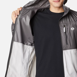 blank windbreaker men's hooded side-zip <b>with</b> <b>pockets</b> windbreaker <b>jacket</b> for men's - Product Image 4