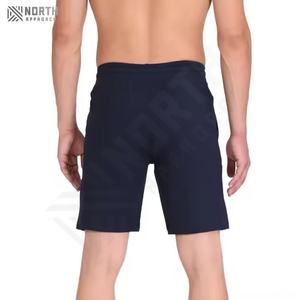 Pantalones Cortos Deportivos de Gimnasio para Hombre, 100% Algodón, con Logotipo Personalizado, para Entrenamiento, Correr, Verano - Product Image 4